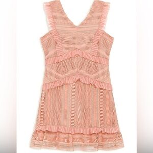 Bardot junior size 10 dress pink EUC worn once